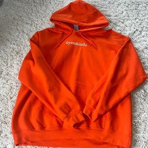 Orange hoodie